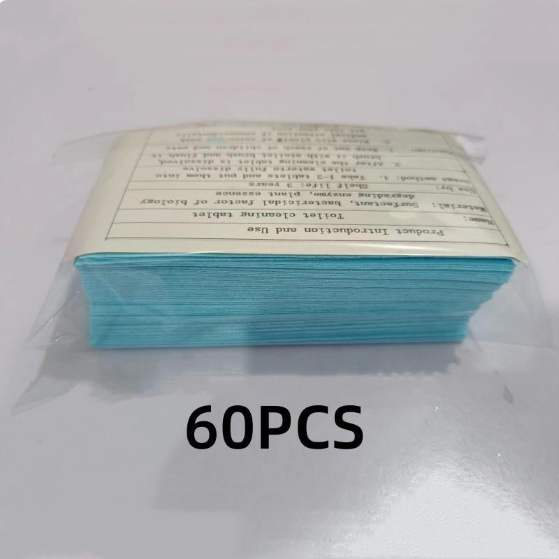 Toilet Cleaning Sheet, 60Pcs Toilet Cleaner, Odor Remover, Household Floor Cleaning Sheet, Cleaning Supplies