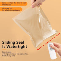 Mini Snack Bag Sealing Machine,2 in 1 Heat USB Rechargeable Snack Bag Selaer,Plastic Electric Bag Sealers, Keep Food Fresh. Portable Sealer Picnics