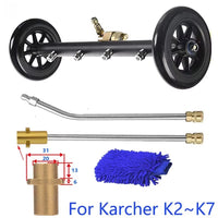 Dual-Function Undercarriage Pressure Washer Cleaner for Karcher with 1/4 Quick-Plug Connection